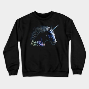 Saving to the unicorns Crewneck Sweatshirt